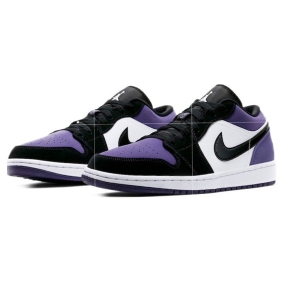 Jordan 1 Low 'Court Purple' - Picture 2 of 6